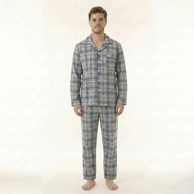 Pyjama Homme à Carreaux Coton