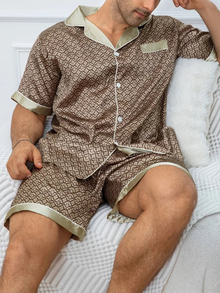 Pyjama Homme à Carreaux été