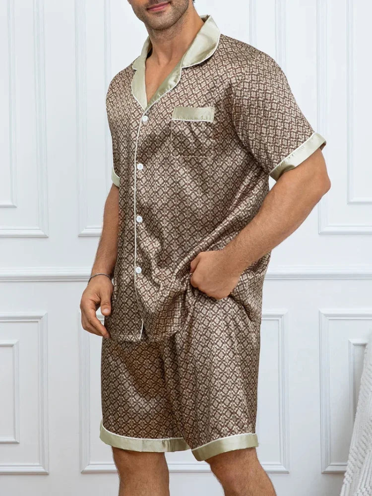 Pyjama Homme à Carreaux été - S