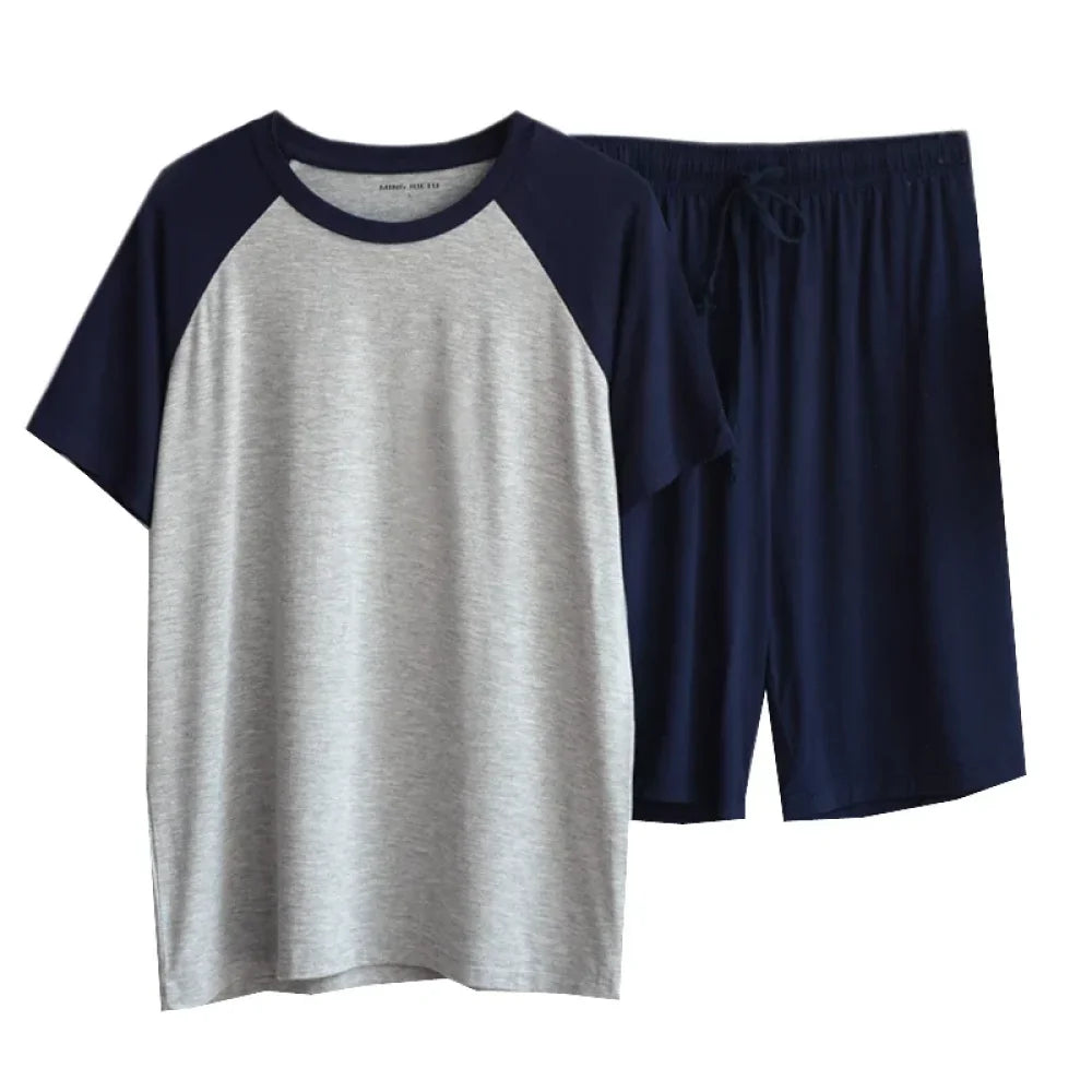Pyjama Homme Ensemble d’Été Coton