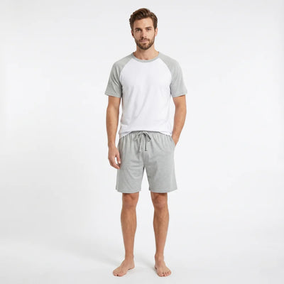 Pyjama Homme Ensemble d'Été Coton