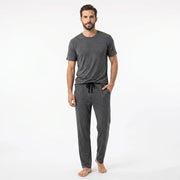 Pyjama Homme Été Ensemble avec t-shirt & pantalon - Gris foncé / M