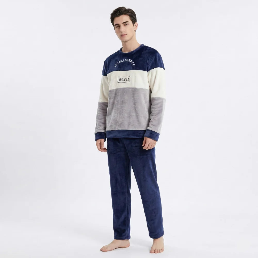Pyjama Homme Flanelle tricolore