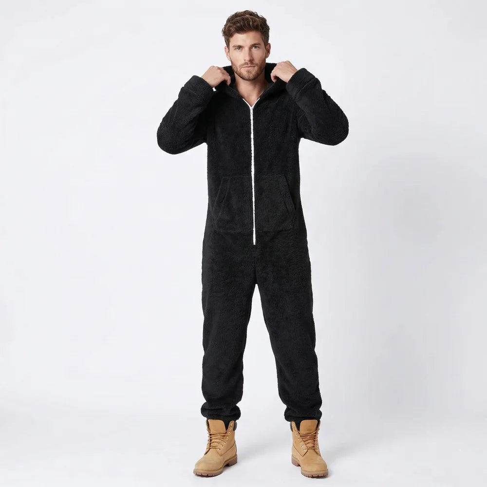 Pyjama Homme Grenouillère velours