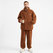 Pyjama Homme Polaire marron