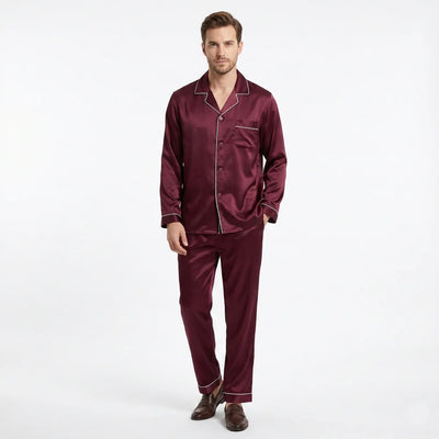 Pyjama Homme Satin Uni